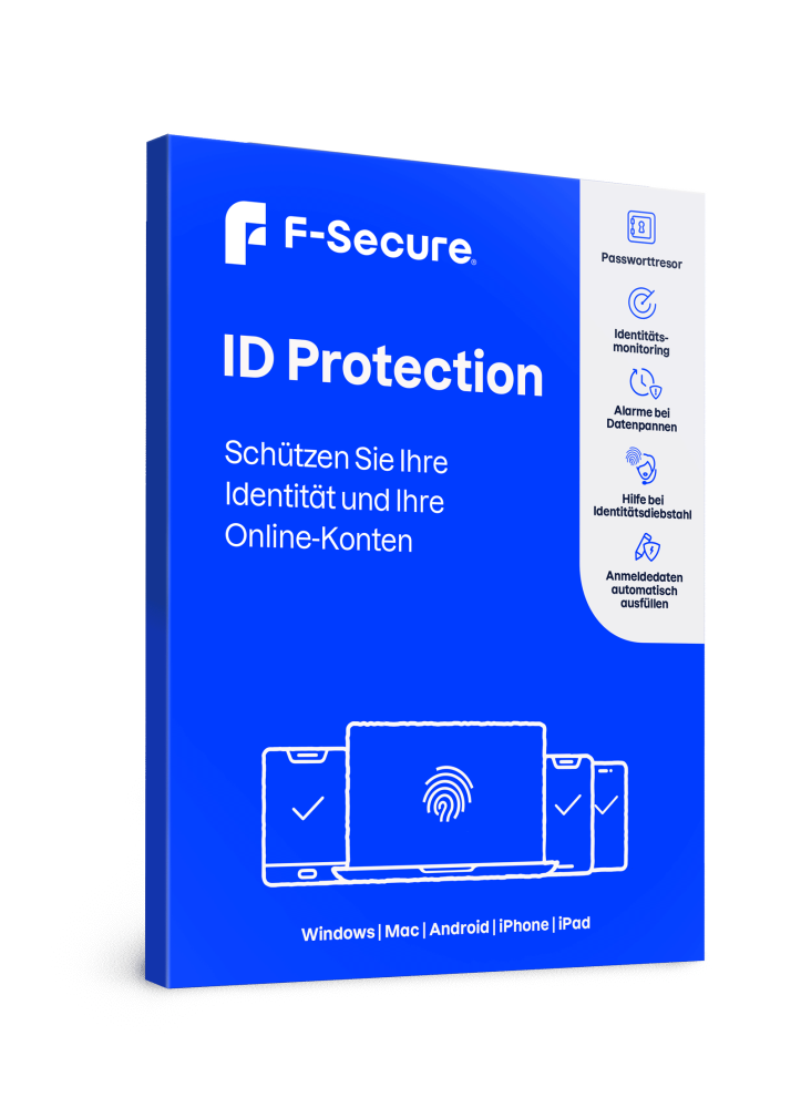 F-Secure ID Protection (5 Devices - 1 Year) ESD 1 F-Secure ID Protection (5 Devices - 1 Year) ESD
