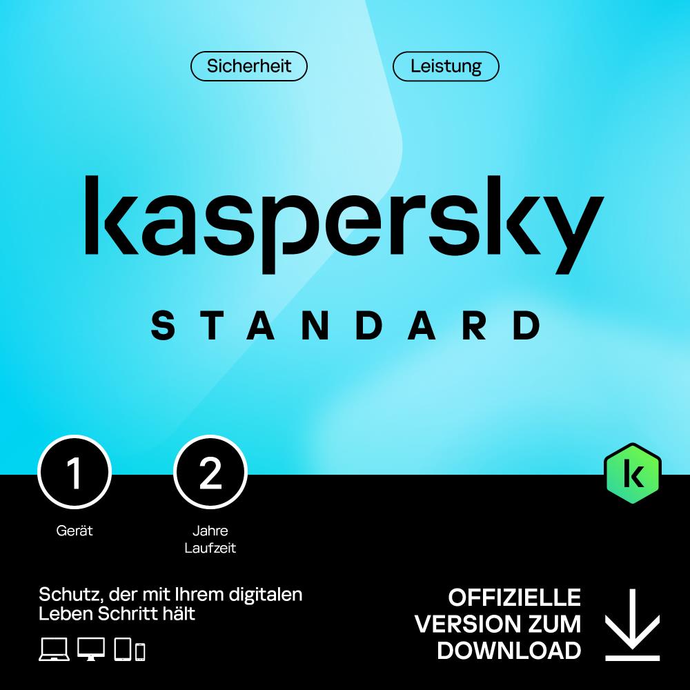 Kaspersky Standard (1 Device - 2 Years) DACH ESD 1 Kaspersky Standard (1 Device - 2 Years) DACH ESD