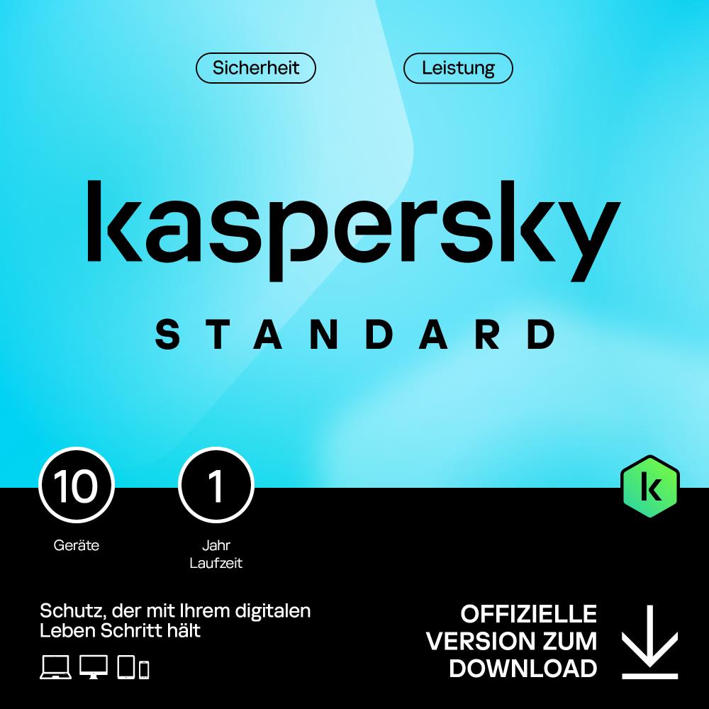 Kaspersky Standard (10 Devices - 1 Year) DACH ESD 1 Kaspersky Standard (10 Devices - 1 Year) DACH ESD