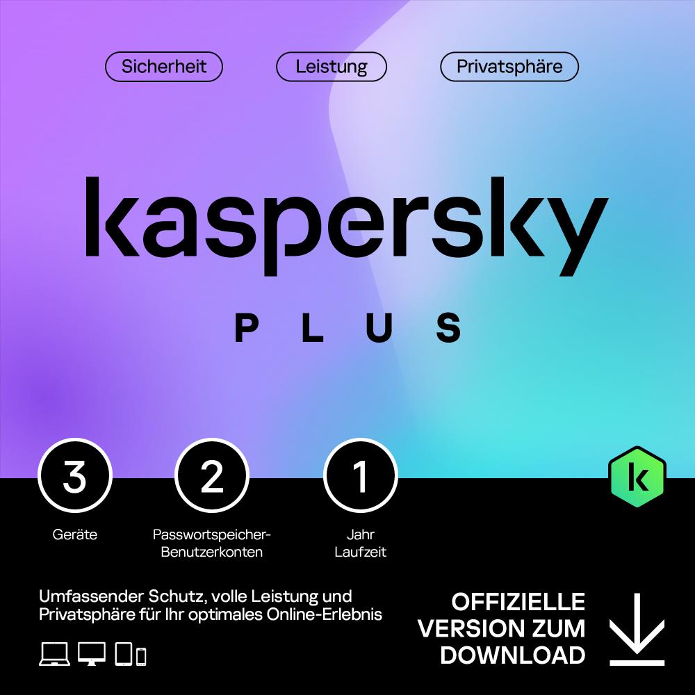 Kaspersky Plus (3 Devices - 1 Year) ESD 1 Kaspersky Plus (3 Devices - 1 Year) ESD