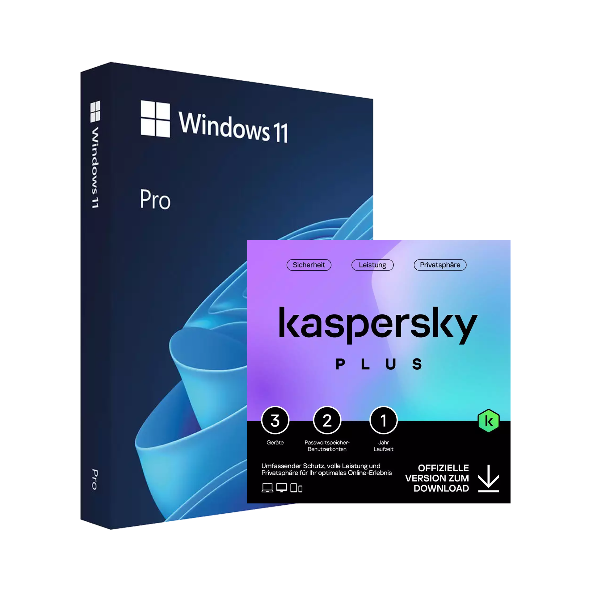Windows 11 Pro und Kaspersky Plus 1 Windows 11 Pro und Kaspersky Plus