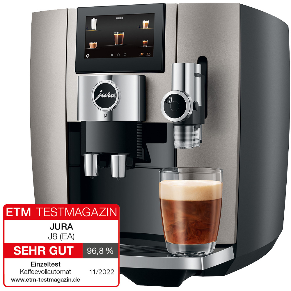 JURA J8 Midnight Silver (EA) (15471) 1 JURA J8 Midnight Silver (EA) (15471)