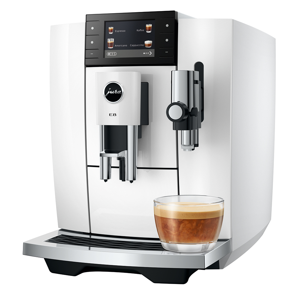 JURA E8 Piano White (ED) (15747) 1 JURA E8 Piano White (ED) (15747)