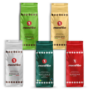 MOCAMBO Kaffeeprobierpaket (5x 250g) Kaffeebohnen