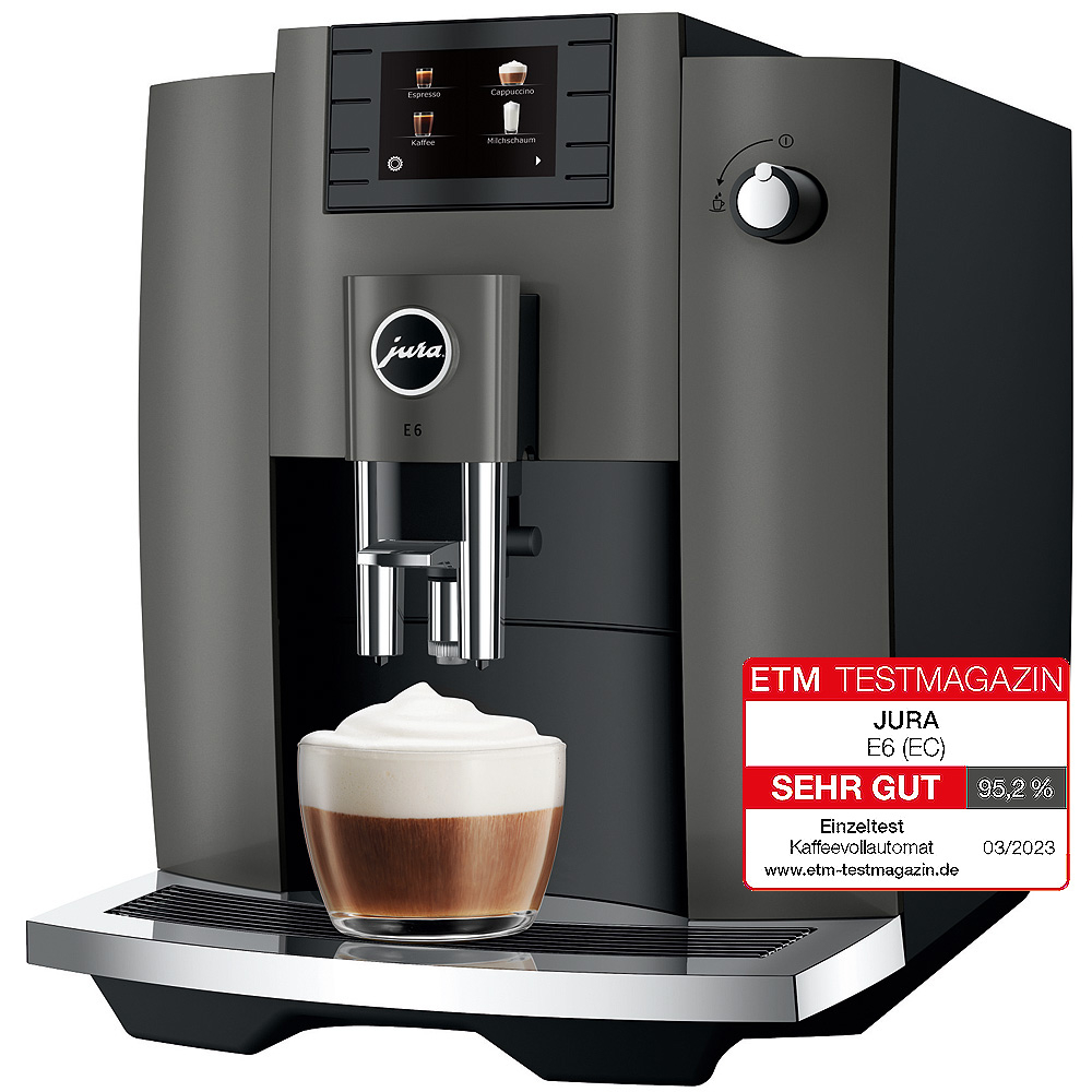 JURA E6 Dark Inox (EC) (15439) 1 JURA E6 Dark Inox (EC) (15439)