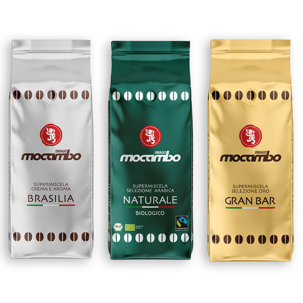 MOCAMBO Kaffeeprobierpaket (3x 250g) Kaffeebohnen 1 MOCAMBO Kaffeeprobierpaket (3x 250g) Kaffeebohnen