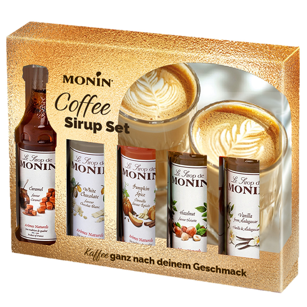MONIN Coffee Sirup Set 1 MONIN Coffee Sirup Set
