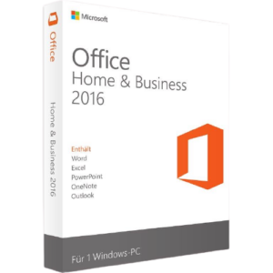 Office 2016 Home & Business, Vollversion, ESD, 32- und 64-bit Ausführung