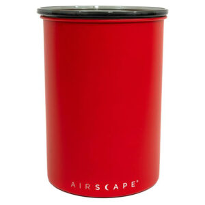 Airscape Edelstahl-Aromabeh?lter 500g signalrot matt (AS2807)